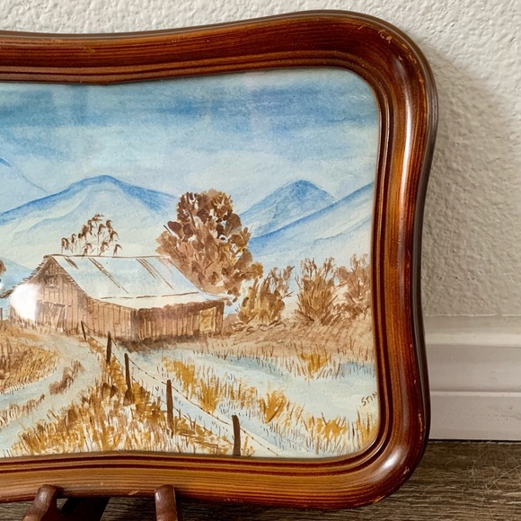 Vtg British Register Design Picture Frame  Print 8/10” - Picture 4 of 12